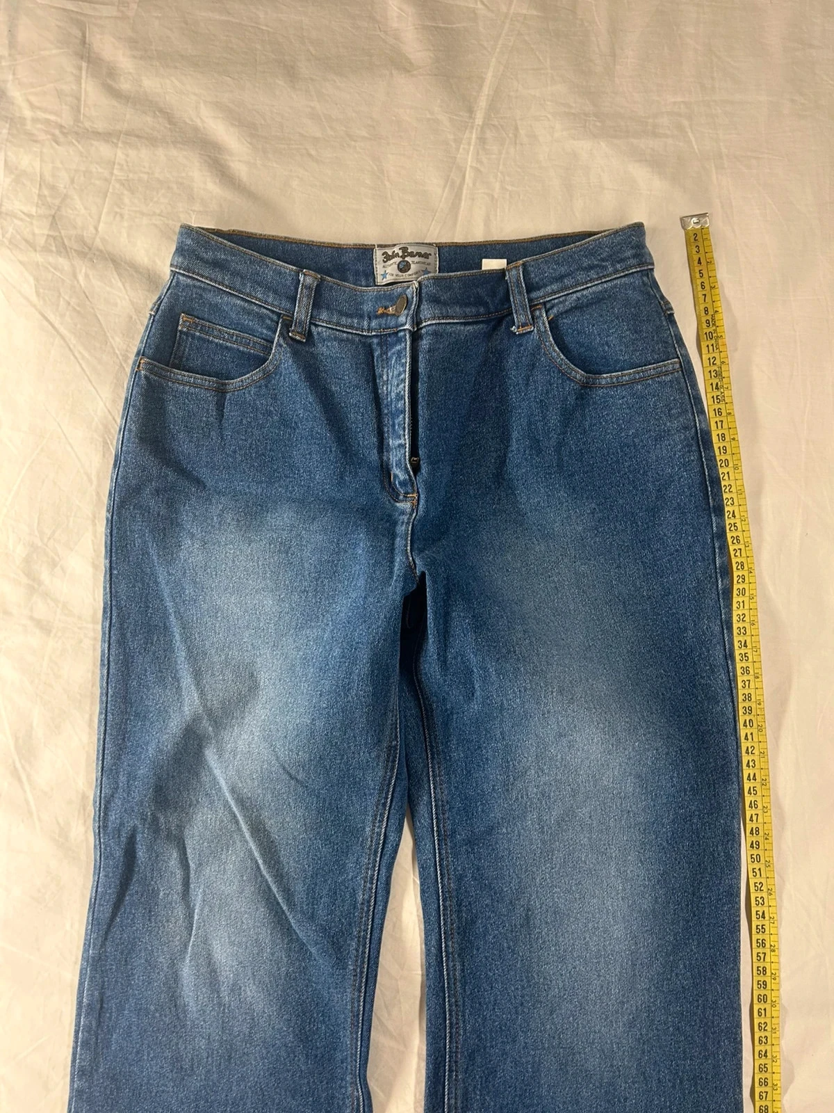 Navy blue straight flared john baner jeans size 42 – photo 2